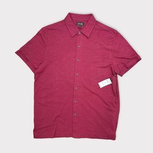 TASSO ELBA
Anchor Plum Textured Short Sleeve Button Down